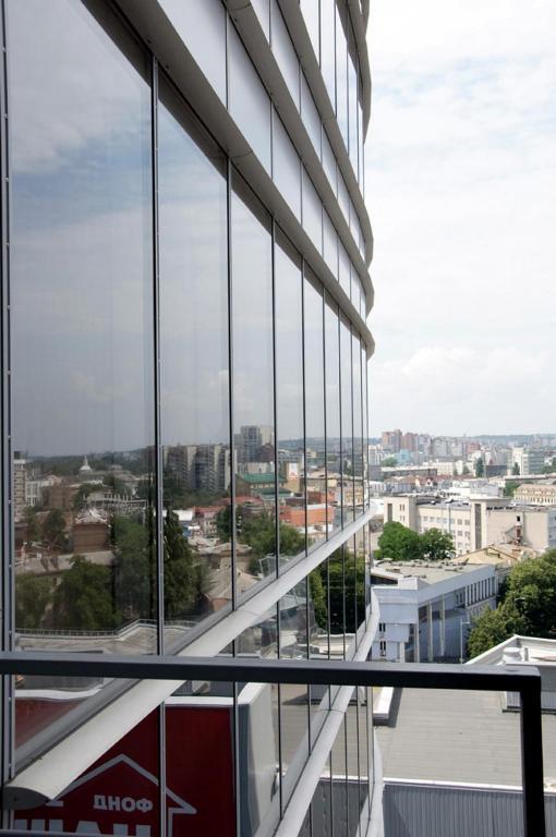 Skytech Most City Hotel 19 Floor Panoramic View Dniepropietrowsk Zewnętrze zdjęcie